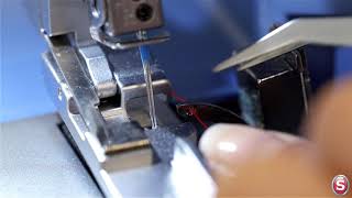 SINGER® S0230 Making the Cut Serger  ThreeThread Stitch Narrow [upl. by Ayikahs]