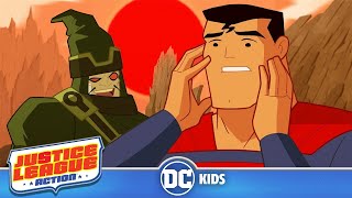 Justice League Action  Powerless Superman  dckids [upl. by Yarehs]