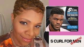 APPLYING MENS LUSTERS S CURL TO MY NATURAL HAIR  MOOREGIRL [upl. by Yeca964]