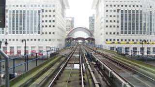 Riding the London DLR train from Lewisham to Bank [upl. by Pardoes14]