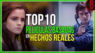 TOP 10 Mejores Películas BASADAS en HECHOS REALES [upl. by Kiona475]