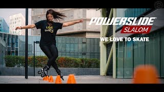 Best of SLALOM inline skating  Powerslide Freestyle 🔺🔺🔺 [upl. by Nueovas625]