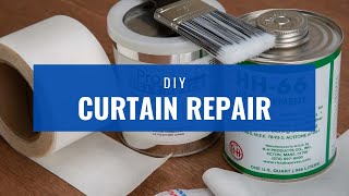 DIY Curtain Repair [upl. by Hafeenah]