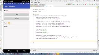 Android App Development ListView CRUD Add Update Delete [upl. by Nariko154]