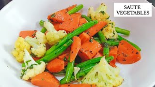 How to Make Sauteed Vegetables  Yummy  Healthy Sauteed Vegetables [upl. by Shea]