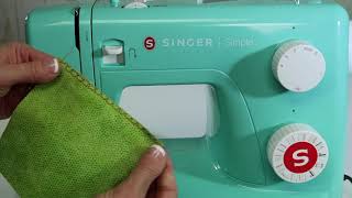 Singer Simple 3223 18 Overlock Stitches [upl. by Selry]