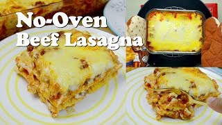 Beef Lasagna Recipe  No Oven Beef Lasagna  Easy Beef Lasagna  Stove top lasagna [upl. by Esidarap]