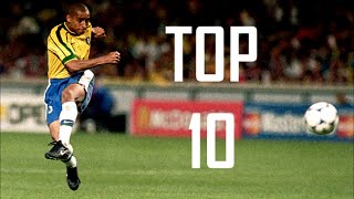 Roberto Carlos ● Top 10 Free Kicks [upl. by Tomi]