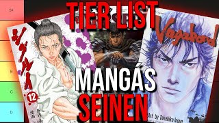 TIER LIST DOS MANGÁS SEINEN [upl. by Ahsel]