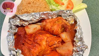 Pollo en Achiote al Vapor  Achiote Marinated Chicken [upl. by Granville]