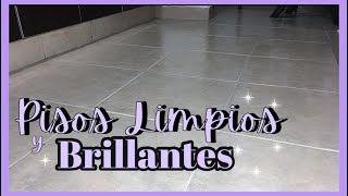 COMO LIMPIAR PISOS DE CERÁMICA  RAPIDO Y FACIL  PISOS BRILLANTES [upl. by Ziladnerb]