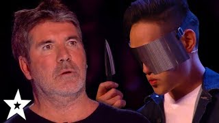 MOST DANGEROUS Magic And Escape Auditions On Britains Got Talent  Got Talent Global [upl. by Alram]