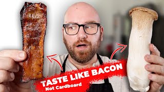 REAL Meaty Bacon from a Mushroom is NOW Possible [upl. by Ahsyek379]