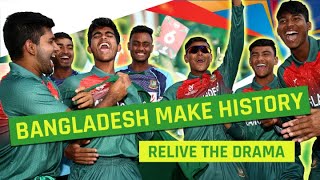 ICC U19 CWC Relive Bangladeshs semifinal victory [upl. by Jazmin274]