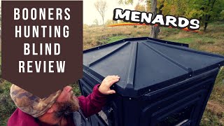 Menards Booner Deer Hunting Box Blind Review Michigan Hunting The Perfect Deer Blind Deer Camp [upl. by Aidiruy715]