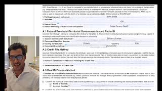 FINTRAC Individual Identification Record  Form 630 [upl. by Adnolehs137]