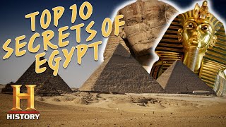 TOP 10 SECRETS OF ANCIENT EGYPT  History [upl. by Jehiah828]