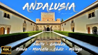 ANDALUSIA Seville Granada Ronda Marbella Cádiz amp Málaga – Spain 🇪🇸 4K [upl. by Deys]