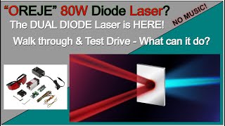 Upgrading a diode laser from 20 to 80 watts This is not optical output [upl. by Onilecram]