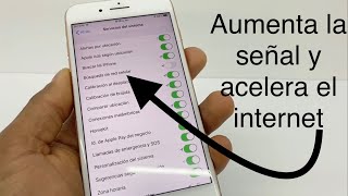 Acelera el internet en iPhone  Aumenta la señal iPhone [upl. by Pulchia]