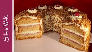 Frankfurter Kranz  fluffig leichte Buttercremetorte [upl. by Yerak]