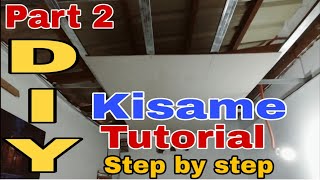 Paano MagKisame  DIY na Kisame  Ceiling Installation  How to Install Metal Frame Ceiling  Kisame [upl. by Carmine]