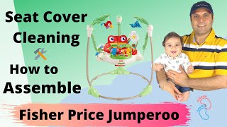 Fisher Price Jumperoo Assembly  Cleaning  Seat Removal Step by Step [upl. by Alyakcm]