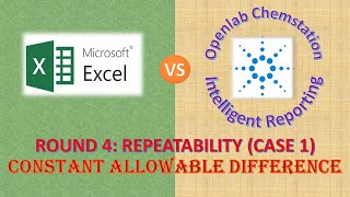 Repeatability Calculation  Case 1  Openlab Chemstation Intelligent Reporting [upl. by Odnanref]