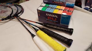 How to grip a Badminton racket  4 ways [upl. by Einobe160]