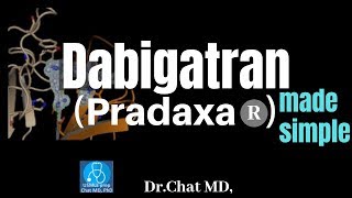 Dabigatran Pradaxa Mechanism of action 【USMLE Biochemistry】 [upl. by Sebbie]