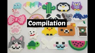 Perler Bead DIY Compilation  20 Designs [upl. by Lasala]