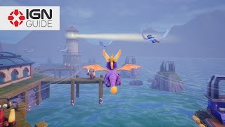 Spyro Reignited Trilogy Walkthrough  Harbor Speedway Time Trial [upl. by Arhna120]