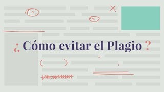 Qué es plagiar y cómo evitar el plagio [upl. by Carmela172]