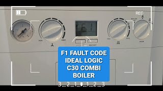 How to Repair or fix the F1 Fault your ideal Logic Combi Boiler [upl. by Otaner812]