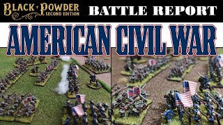 Black Powder Battle Report American Civil War 1 [upl. by Derian239]