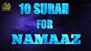 10 surah for namaz  must memorize  Allahu Akbar [upl. by Anilosi]