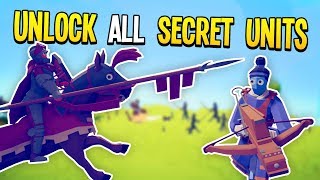 How to Unlock All SECRET UNITS in Totally Accurate Battle Simulator TABS [upl. by Letisha]