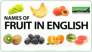 Fruit in English  Learn English Vocabulary about Fruit with Pictures [upl. by Barth607]