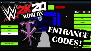 WWE 2K20 ROBLOX Entrance Codes The Undertaker [upl. by Solim416]