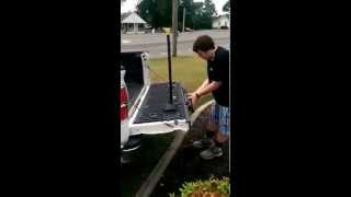 2013 Ford F150 tailgate step [upl. by Davin770]