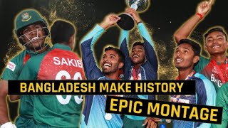 ICC U19 CWC Bangladesh win the U19 World Cup for the first time in their history [upl. by Peery137]