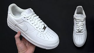 NIKE AIR FORCE 1 STANDARDORIGINAL LACING  Nike AF1 standart lace style [upl. by Mcripley85]