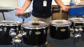 How To Play Concert Toms  Five Minute Drum Lessons [upl. by Perren]