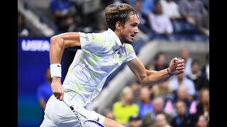 Daniil Medvedev vs Grigor Dimitrov Extended Highlights  US Open 2019 SF [upl. by Vanthe]