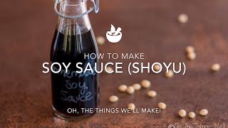 How to make Soy Sauce Homemade Shoyu [upl. by Etan]