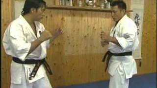 Kyokushin karate instructional by Hajime Kazumi [upl. by Maurice]