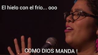 La Santa Cecilia  Como Dios manda  Karaoke [upl. by Zilla]