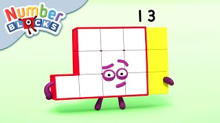 Numberblocks Unlucky Thirteen  Learn to Count [upl. by Ecirrehs]