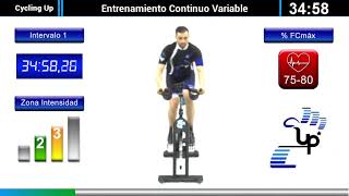 Clase Virtual Nº6 Cycling Up  Continuo Variable Ciclo Indoor by David Aguado [upl. by Durwyn]