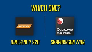 Snapdragon 778G vs Mediatek Dimensity 920 [upl. by Standford]